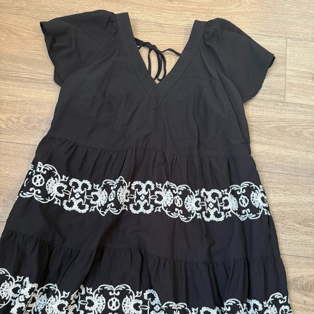 Black & White Mini Dress